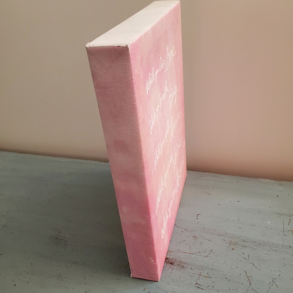 #87 Love Wall Art Sing Dance Shine Dream Pink 12" - Picture 6 of 6